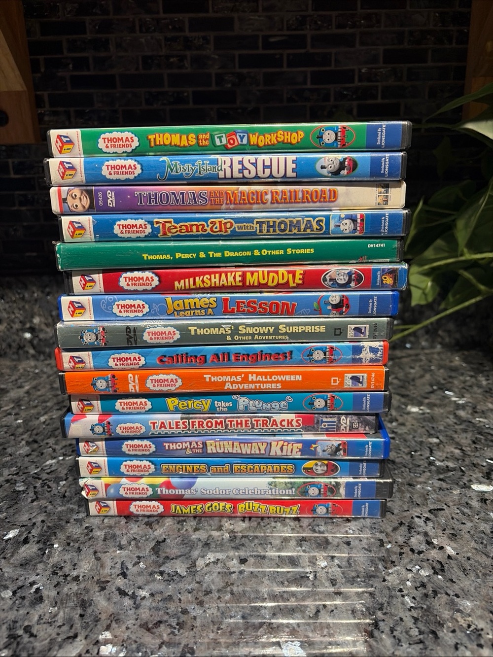 Thomas and Friends DVDs Lot of 16 Train Tank Engine Untested